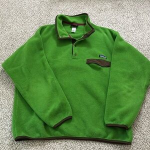 Patagonia snap t fleece men’s size large pullover